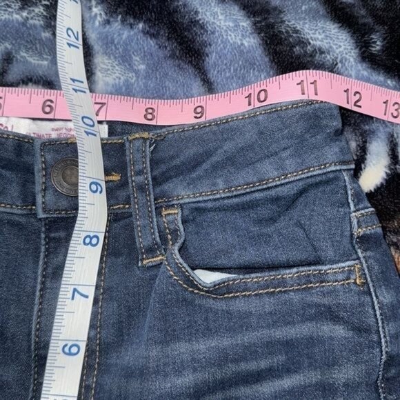 Womens Super High-Rise Ultimate Jegging Size 25 Distressed Denim Stretch Fabric - Picture 7 of 8